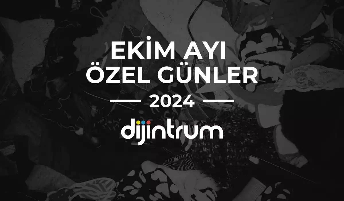 Ekim Ayı Özel Günler Takvimi 2024